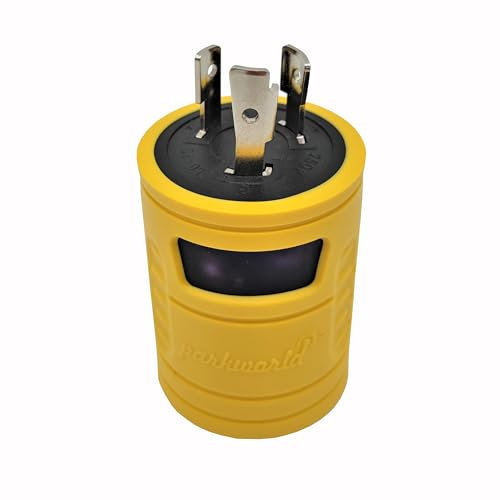 Sincelo Parkworld 60691 NEMA L6-20P to L6-30R Adapter, Twist Lock L6 20A Plug to 30A Socket Adapter
