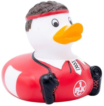 1. FC Kaiserslautern Badeente - Retro - Ente FCK + Lesezeichen Wir