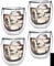 Feelino Latte Macchiato Gläser Doppelwandig, 4er-Set Kaffee Gläser, Doppelwandige Thermo-Gläser, Isolierte Cappuccino Tassen aus Glas, Handgemachtes Glas für Tee und Eiskaffee, 320ml Kaffeegläser