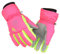 MAGARROW Outdoor Winter Kinder Skihandschuh Warm Snowboard Jungen Mädchen Schneesicher Fleece Kinder Handwärmer (Rosa, XS(4~5 Jahre))