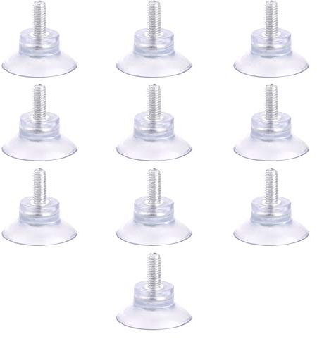 KINMAD Saugnapf-Schraube mit Saugnapf, M8 x 13 mm, Durchmesser 35 mm, 10 Stück