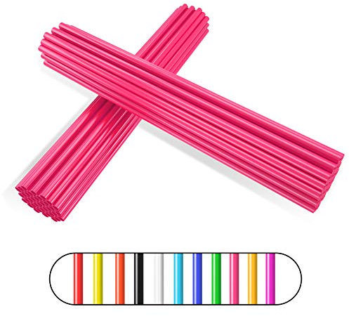 Couvre Rayon,PSLER 72 Pièces Peaux de Rayons Enjoliveurs de Jantes Housses de Protection Réutilisables pour Moto de Montagne en Fauteuil Roulant - Rose