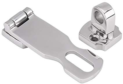 chiusura gavoni barca chiusura gavoni barca Dispositivo di fissaggio per boccaporto per barche, chiusura in acciaio inossidabile 75 mm con morsetto per chiavistello con chiusura a scatto per bar