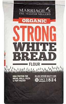 Marriages Organic Strong White Bread Flour, 16 kg
