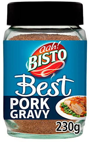 Bisto Best Pork Gravy Granules Made with Real Meat Juice, 230 g (Pack of 1)