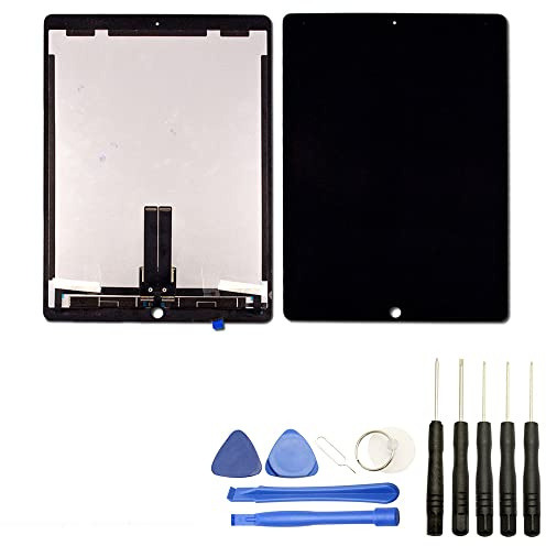 Visiodirect® Ecran Complet: Vitre Tactile + Ecran LCD pour Ipad Pro 2ème génération (2017) A1670 A1671 Taille 12.9 Noir + Kit Outils