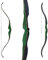 Jackalope Malachite 60 Zoll One Piece Recurvebogen 30-60 lbs Rechtshand (40 lbs)