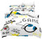 Ensemble de Literie Imprimé Creative Gamer 2/3 Pièces Housse de Couette 3D Gamepad Taie d'oreiller Parure de Lit pour Contrôleur de Jeu Vidéo pour Enfants Adolescents Garçons (Blanc, 140_x_200_cm)
