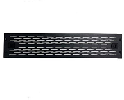 Infitronic - INSIRBL112STL – 19 Zoll Entlüftungsblende Rackblende Blindplatte U-Rackblende Blindabdeckung 2 HE Stahl (Werkzeuglose Montage)