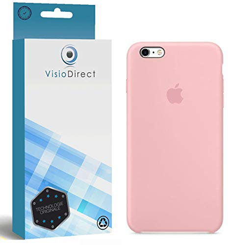 Visiodirect Coque de Protection Souple Silicone Rose Clair pour iPhone 7 Plus/iPhone 8 Plus 5,5