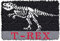 ZFFLYH Latch Hook Rug Kits for Adults Kids 3D Dinosaur Pattern Printed Canvas Crochet Needlework Craft Rug Cushion Mat Tapestry 20.5X15 Inch,T.rex