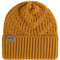 KNIT FACTORY - Sally Mütze - Strickmütze für Damen und Herren - Beanie - Wintermütze mit Wolle - Robusten Look - Hochwertige Qualität - Ocker