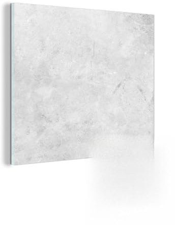 Glasbild Glasfoto Wandbild Bilder Deko 90x90 cm Marmor - Textur - Grau - Marmoroptik