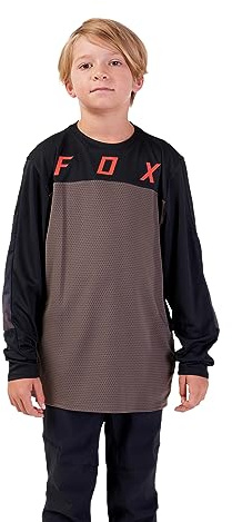 LONG SLEEVE BICYCLE JERSEY FOX JUNIOR DEFEND RACE DIRT YS