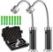 2 Stück Grill Licht LED, Magnetische Grill BBQ Licht 360° Drehbare Flexibel Grill Lampen Grillbeleuchtung Draußen für Grillen im Freien Camping Party Werkstatt, Aufbewahrungsbox und 8 Batterien