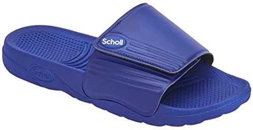 Scholl Sandali Nautilus Slide Uomo, Blu reale, 40 2/3 EU