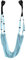 Yogagurt Taille Rücken Bein Stretch Strap Yoga Fitness Band Bein Stretching Assist Trainer Yoga Stretcher, Inversion Stretch Übungsband für Yoga Ballett Pilates Gymnastik (Blau)
