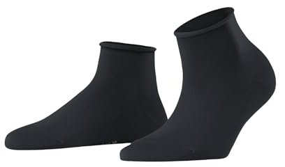 FALKE Damen Cotton Touch Socken atmungsaktive nachhaltige Baumwolle elegant fein verstärkt halbhoch flache Naht für druckfreie Fußspitze intensive Farben hochwertig 1 Paar