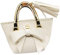 Baoblaze Miniatur Handtasche Puppe 1:6, Miniatur Einkaufstasche Langlebig, Puppenhaus Einkaufstasche, Modernes Puppenhaus Damen Handtasche für 12-Zoll-Actionfiguren, BJD, DIY-Geschenk, Weiß