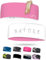 Atmungsaktives Sport Stirnband Damen & Herren - schnelltrocknendes Kopfband zum Wenden - leichtes & elastisches Haarband, winddichtes Schweißband Stirn (pink/weiß)