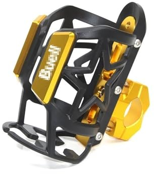 CGLTD Aluminiumlegierung Becherhalter für Motorrad FÜR Buell 1125R 1125CR XB12R XB12S XB12SCG Ulysses XB12XT XB9 Alle Modelle CMC Wasserflaschenhalter Getränkebecherhalter (Farbe : G)