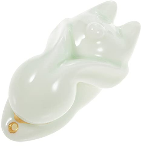 VINTORKY Kaninchen Weihrauch Dekoration Schlafzimmer Bedroom Decor küchendeco wohnzimmerdeko Kaninchen-Räuchergefäß Räucherstäbchenhalter Brenner Haushalt Hase schmücken weißes Porzellan