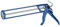 doitBau Kartuschenpistole 310ml Profi Skelett schwarz Kartuschenpresse Dicht- & Klebstoff-Kartuschen Silikonspritze Dosierpistole Sechskantvorschub Acryl Montagekleber Schubteller Silikonpistole