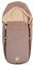 Kaiser 65330 LE PETIT ORGANIC COTTON BIO Babyschalen Fußsack 100% Baumwolle (brown/nature)