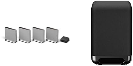Sony BRAVIA Theatre Quad – Dolby Atmos®, Home Theatre 4 Speaker System, Wi-Fi®, Bluetooth®, 360 Spatial Sound Mapping SA-SW5 - Subwoofer Premium per Soundbar, 300W