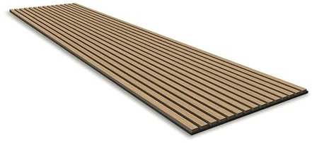 JANGAL Wandpaneel Solid 10000 MDF Furnier (2400x600x22mm) (Teak)
