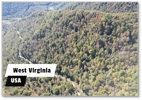 Kühlschrankmagnet Country Road West Virginia, Magnet Kühlschrank