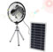 Ventilatori per esterni, ventilatore solare da esterno, 10 W, pieghevole, da campeggio, leggero, portatile, ventilatore solare per pannello solare