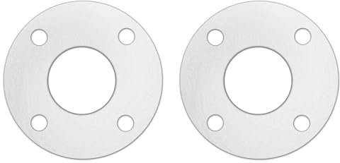 Rad Distanzscheiben 2 Stück 4x100 CB 57,1 mm Dick 5 mm Aluminium Radabstandshalter Adapter Auto Rad Spurverbreiterungen Legierung Nabenabstandshalter Distanzscheibe Spurverbreiterung Radabstand