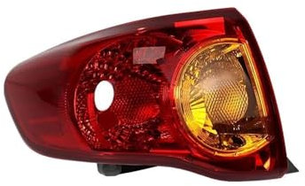 Äußeres seitliches Rücklicht ohne Birne für Toyota Corolla 2008 2009 2010 Auto-Rücklicht-Hinterradbremsleuchtengehäuse 8155002460 (innen Links)