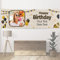 Party Banner Personalisierbar mit Foto und Text Geburtstagsbanner Indoor Groß 300 X 100 CM XXL Format Happy Birthday Geburtstagsposter Deko Motiv Black Coffee