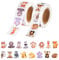 Tiere Sticker Rolle, 1000 Stück Runde Sticker Kinder, Reward Aufkleber Tiere, Self-Adhesive Tiersticker for Scrapbooking DIY Crafts Journal School Home(16 Tier Patterns)