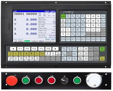 AMEHRU Fresadora CNC Controlador 4 Ejes PLC Control CNC Kit for fresadora(A Panel)