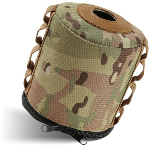 Supvox Gaskartuschen Tasche: Camping Hülle für 11x15cm Gas Kartusche | Für große flache Gaskartuschen, Oxford Stoff, Camping Zubehör, Schutz Hülle, Outdoor Aufbewahrung