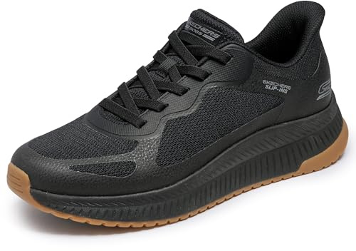Skechers Men's Hands Free Slip-ins Bob Squad Chaos 4Sneaker | Spring Summer Collection | Trainer | Memory Foam Insole