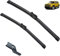 Juego de escobillas limpiaparabrisas para Jeep Renegade BU 2014-2019 Parabrisas De Coche Escobillas Limpiaparabrisas Cepillo de Lluvia
