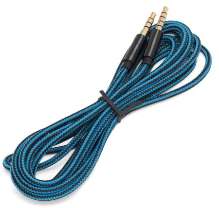 SENECESLI 3,5 Mm Kopfhörerkabel, Sauerstoff -freies Kupferkabel, 2 M Lang, 3,5 Mm, Pole -Stecker Bis 4 Pole, Geflochtenes Kabel für A10