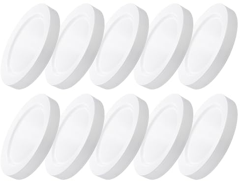 GRÄWE Kunststoffteller-Set in Porzellan-Optik, Ø 26 cm, spülmaschinengeeignet, 250er Pack leichte Teller, leichtes Geschirr, 250 Stück - Weiß - wiederverwendbar