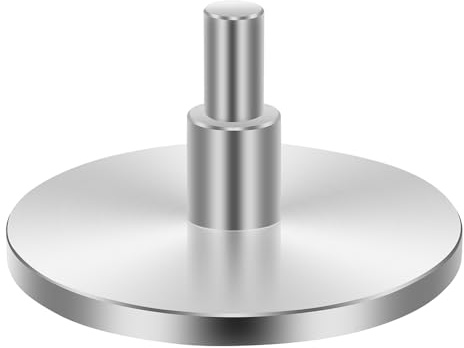 HONGYMA 10 cm runde Pressplatte, Druckplatte, runde Scheibenpressplatte, Aufsatz für Lederpressmaschine