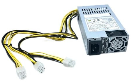 Elnwnnkc Alimentatore 1U 250/300/400/500W con Cavo Fisso E Protezioni Multiple Caratteristiche Alimentatore per PC