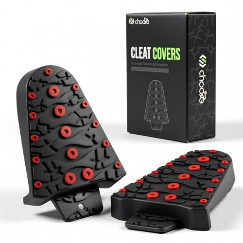 Chooee Rutschfesten Fahrrad Pedal Cleats Cover，Gummi Bike Cleat Covers für Shimano SPD-SL SM-SH45,Fahrradschuhe Cleat Cover Kompatibel with SM-SH10/SM-SH11/SM-SH12 Bicycle Schuhplatten(Gelb/Rot/Blau)