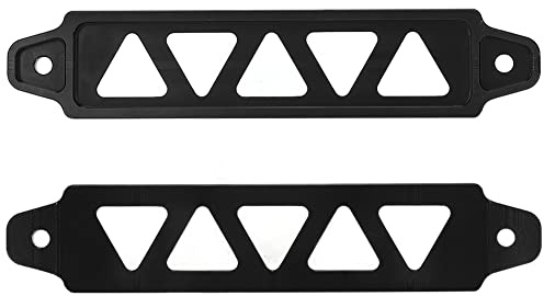 Eminchu Universeller Autobatteriehalter, Robuste Spannhalterung aus Aluminium für Sichere Befestigung, 217 Mm/8,5 Zoll Größe, Geeignet für Batterien mit Einer Breite von Bis zu 6,75 Zoll (BLACK)
