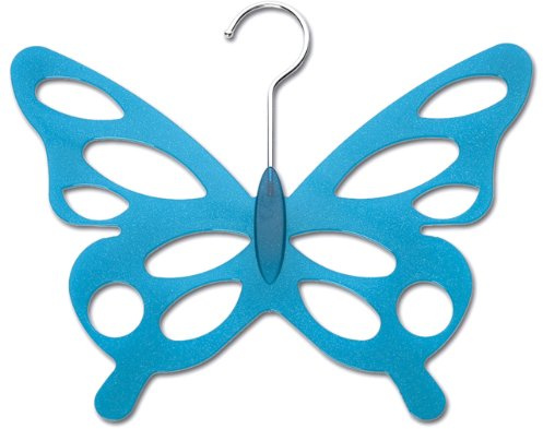 Wenko 8016500 Schalhalter Schmetterling, 2-er Set - Acryl, jede 30.5 x 24.5 x 0.5 cm