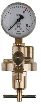Druckminderer Entnahmestelle Argon/CO2, einstufig, (0-32/28 l/min)