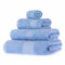 HOMESCAPES Light Blue Turkish Cotton 4 Piece Towel Set Soft & Absorbent 500 GSM Heavyweight Face Cloth, Hand Towel, Bath Towel & Bath Sheet Towel Bale