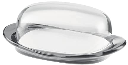 Guzzini, Beurrier, 20 x 12,3 x h7,5 cm, Gris Ciel D'hiver
